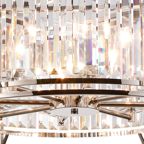 Mano Pendant / Semi Ceiling Convertible 8 Light